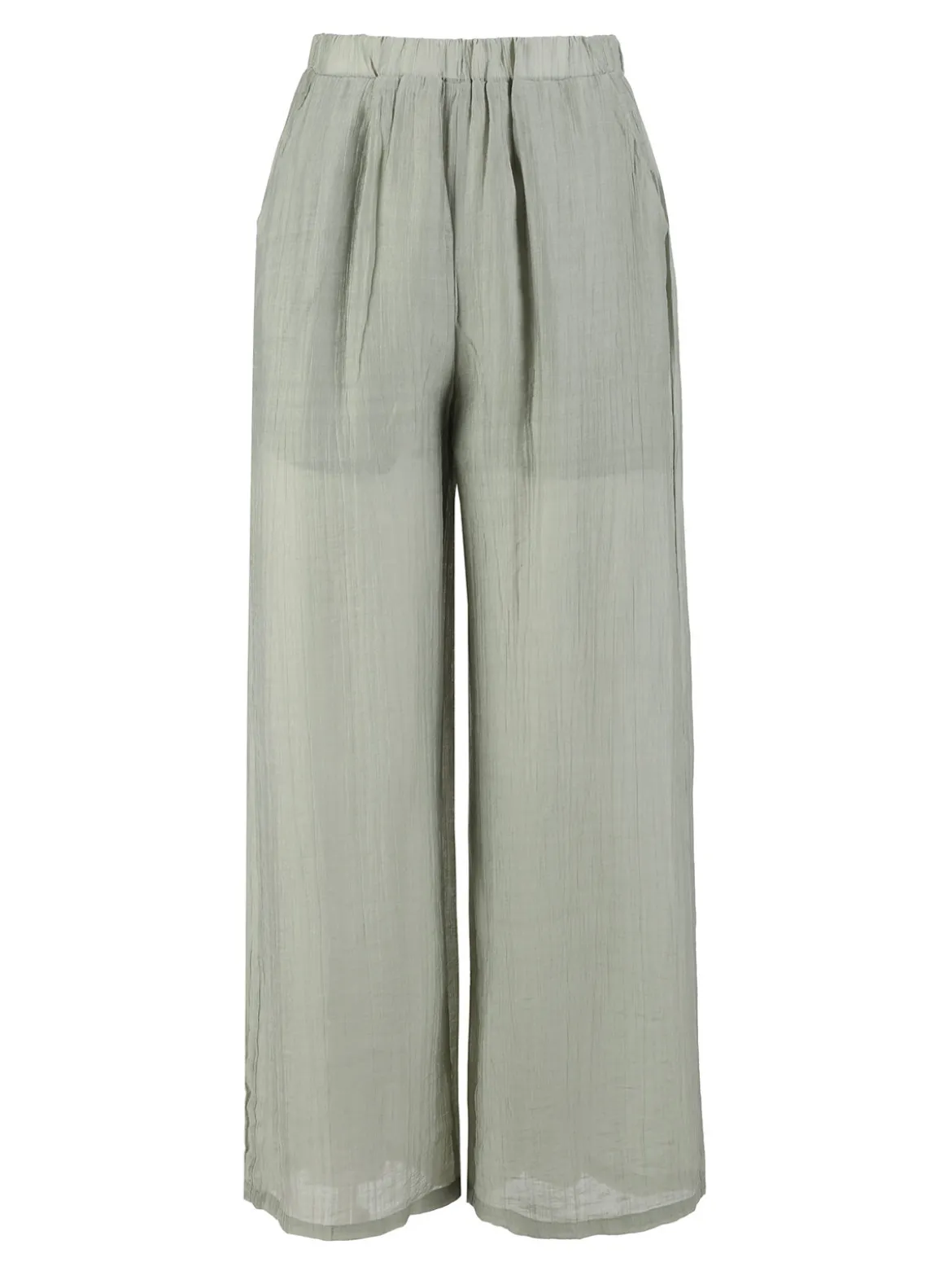 Sweet Miss Pantaloni donna a gamba larga - pistacchio