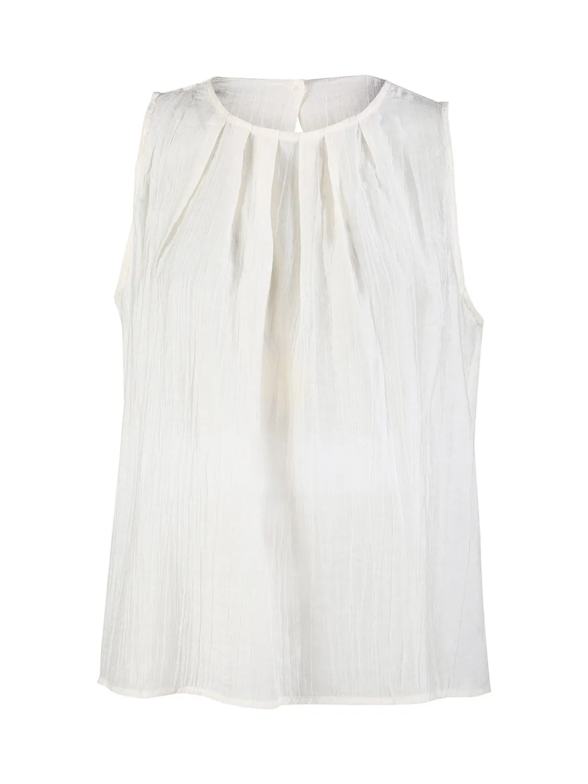 Sweet Miss Top donna tinta unita - bianco