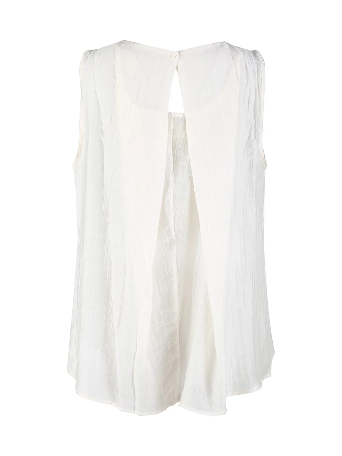 Sweet Miss Top donna tinta unita - bianco