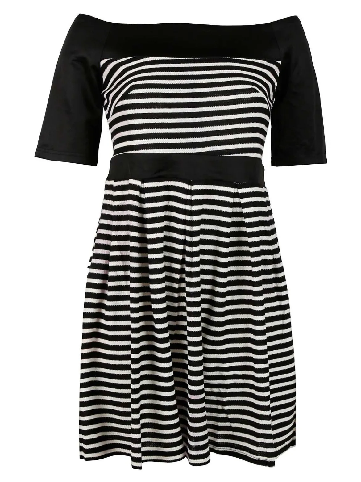 Sweet Miss Vestito donna svasato manica corta