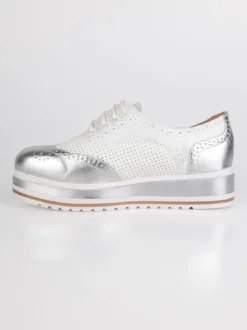 Sweet Shoes Francesine in ecopelle con zeppa e plateau