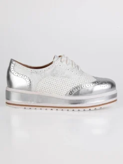 Sweet Shoes Francesine in ecopelle con zeppa e plateau