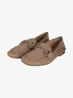 Sweet Shoes Mocassini donna in tessuto scamosciato