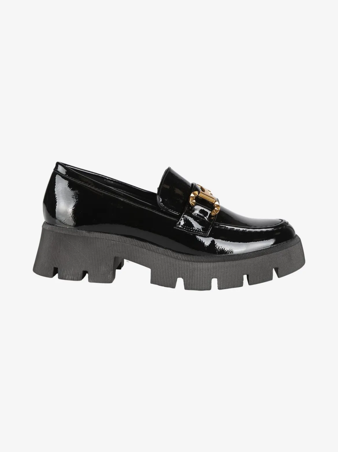 Sweet Shoes Mocassini donna in vernice con zeppa