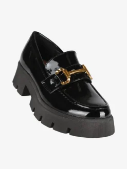 Sweet Shoes Mocassini donna in vernice con zeppa