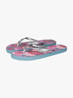Sweet Years Infradito donna colorate in gomma - argento
