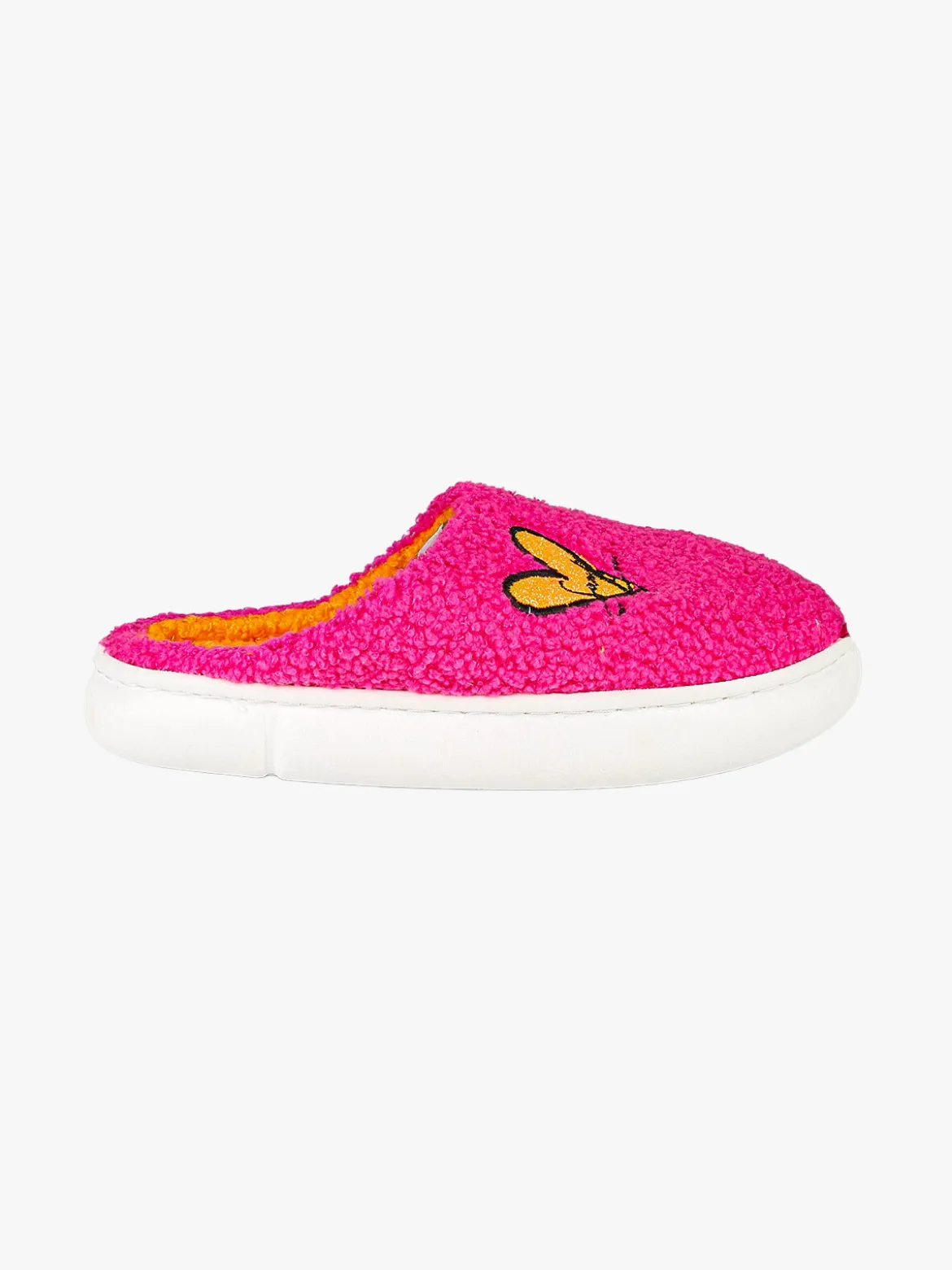 Sweet Years Pantofole donna invernali in tessuto orsetto - fucsia