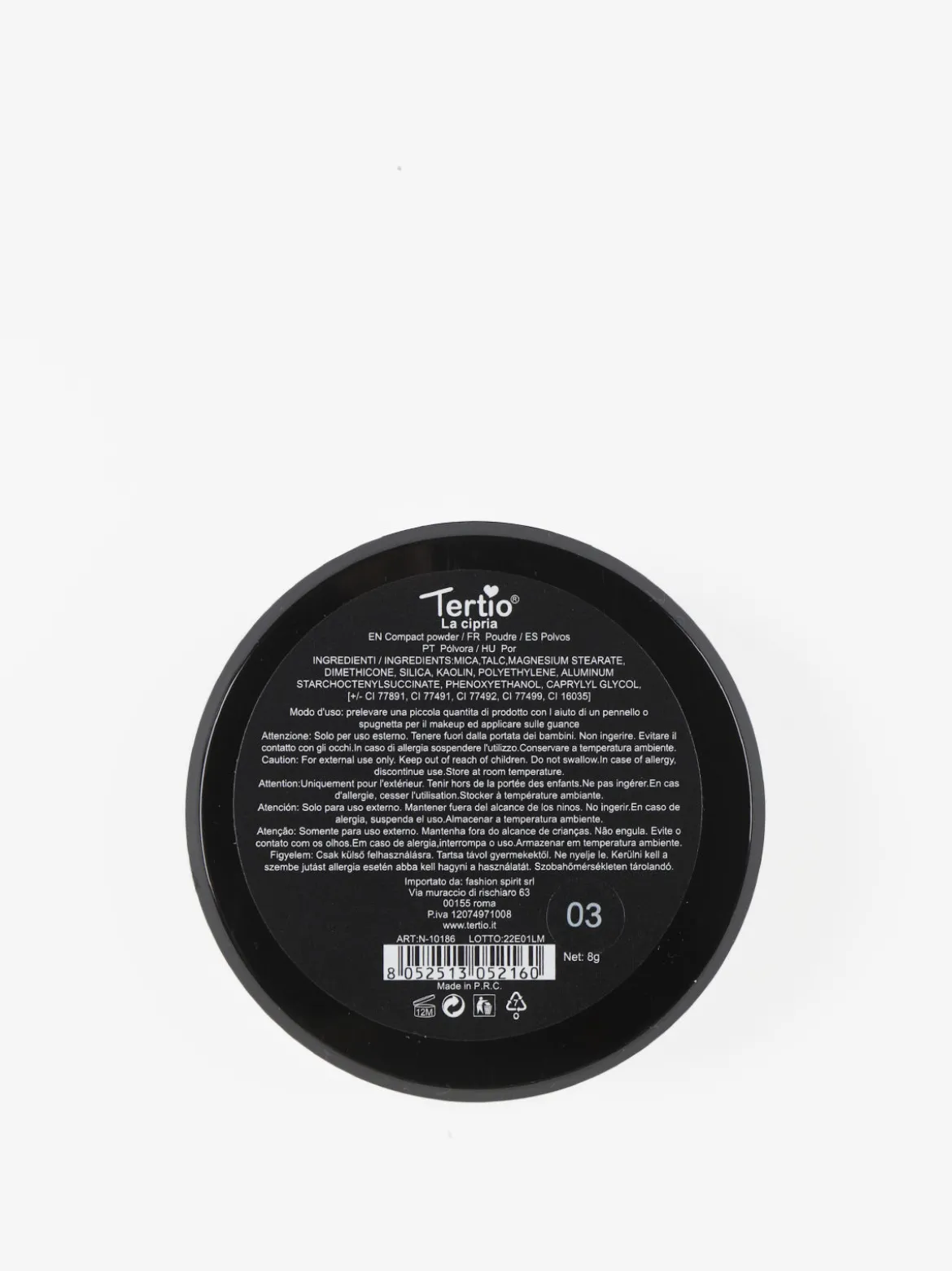Tertio Cipria compatta