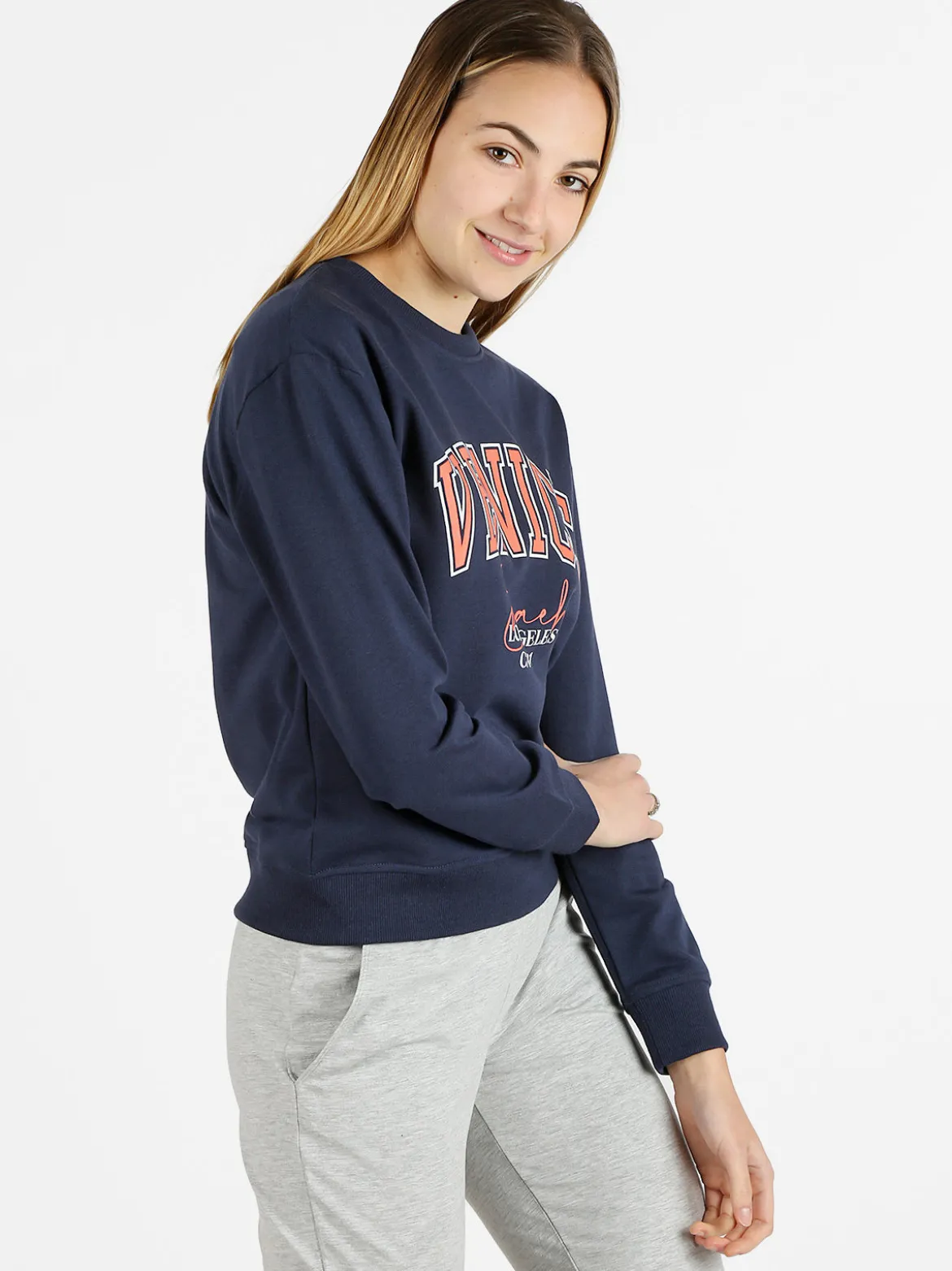 The People Rep Felpa donna sportiva girocollo con scritta