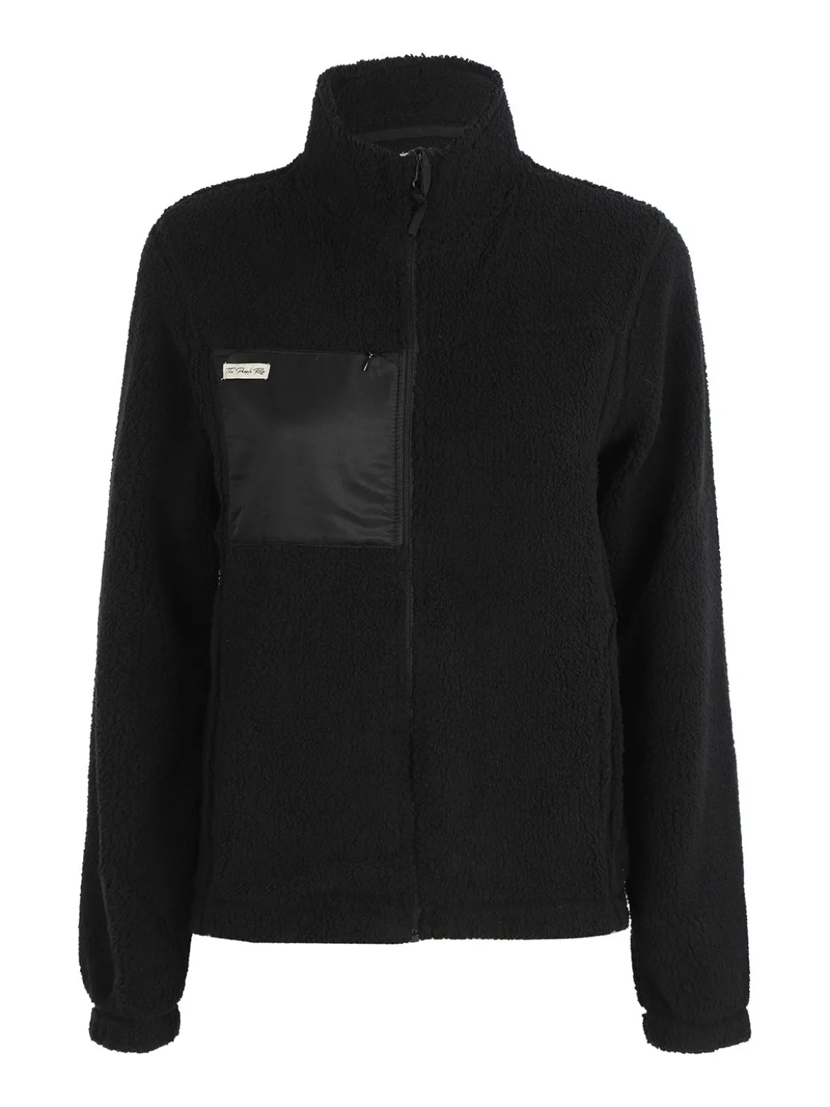 The People Rep Felpa teddy da donna con cerniera