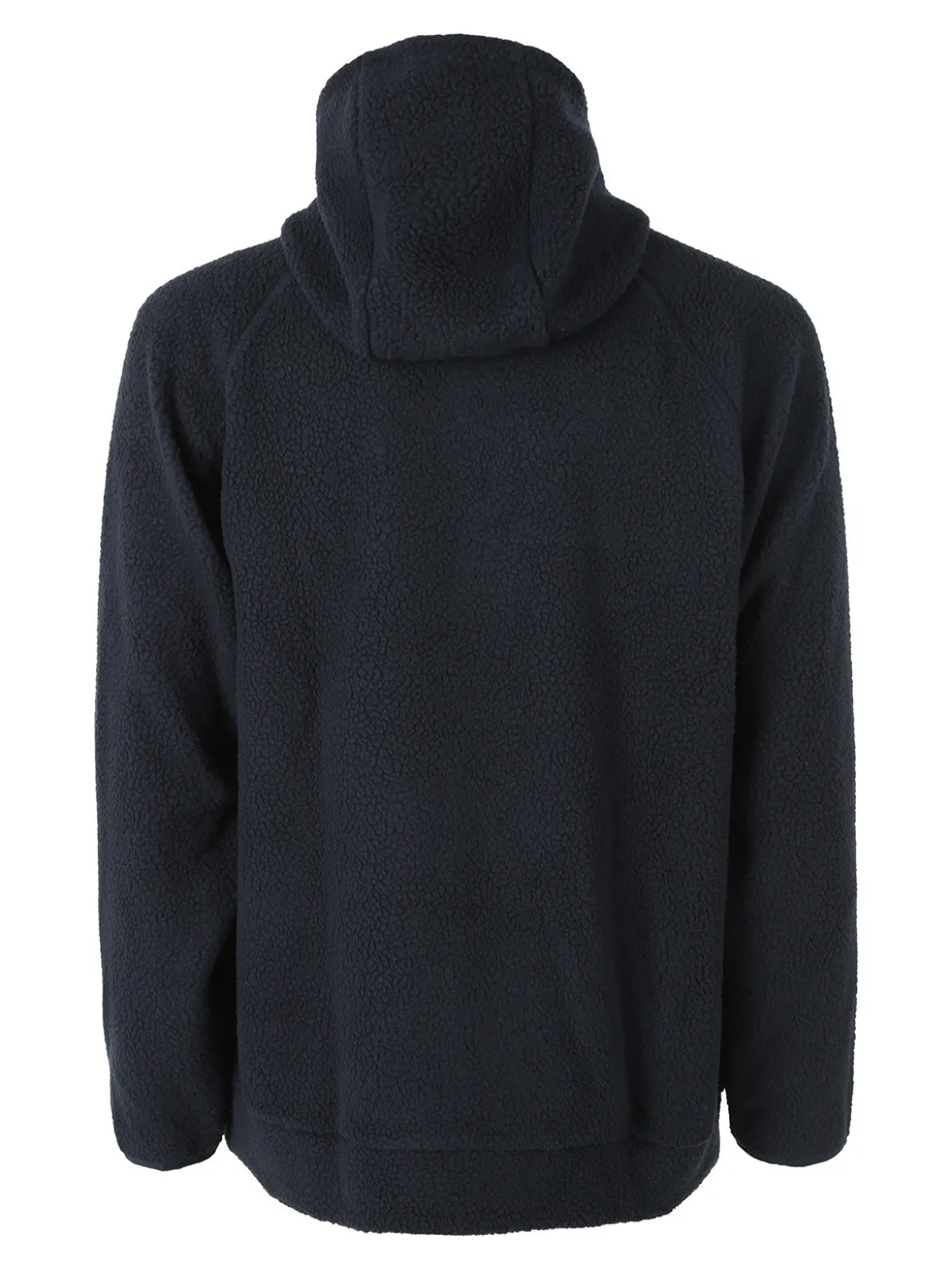 The People Rep Felpa teddy in pile da uomo con cappuccio e zip - blu scuro