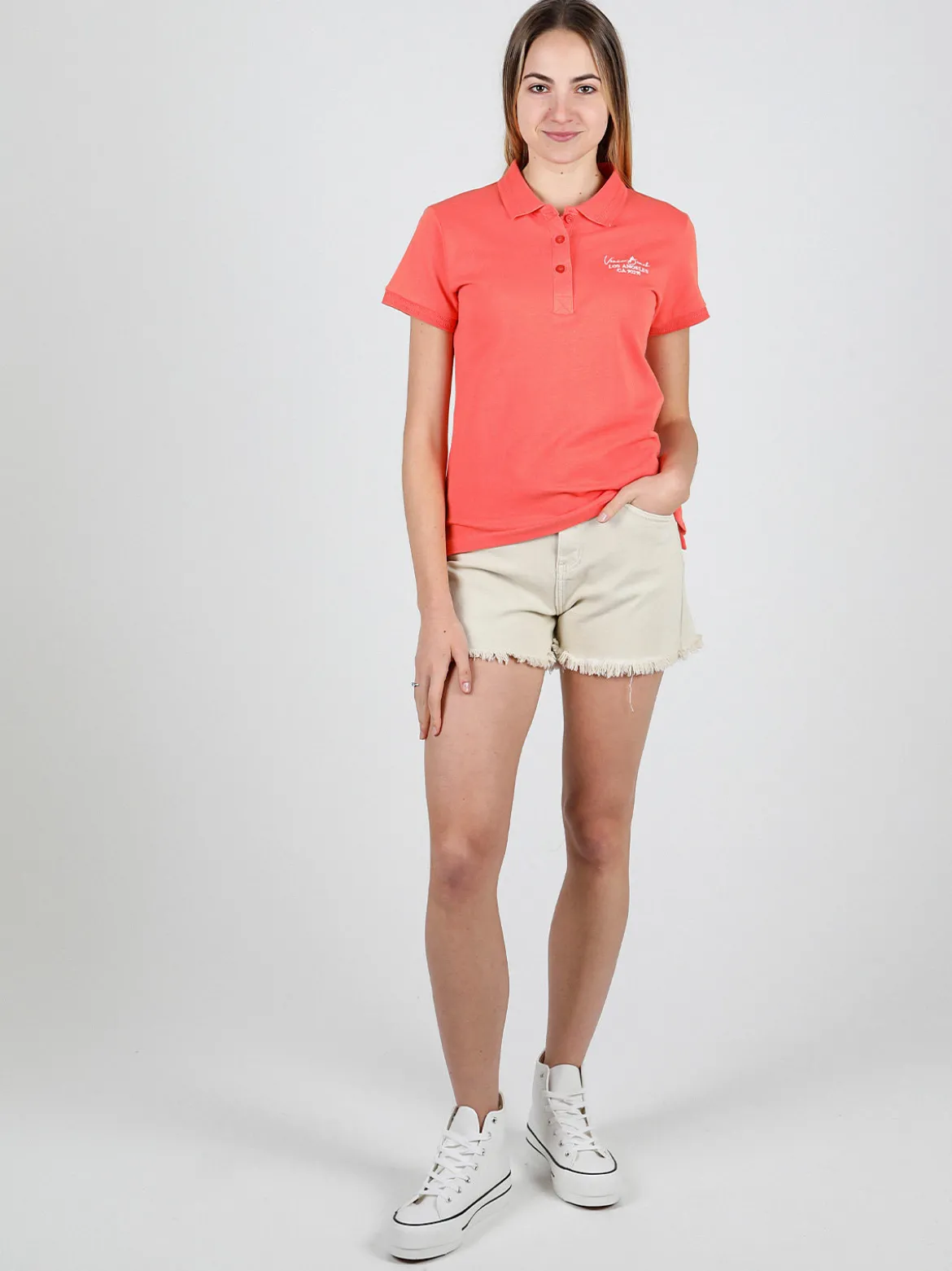 The People Rep Polo donna a maniche corte in cotone