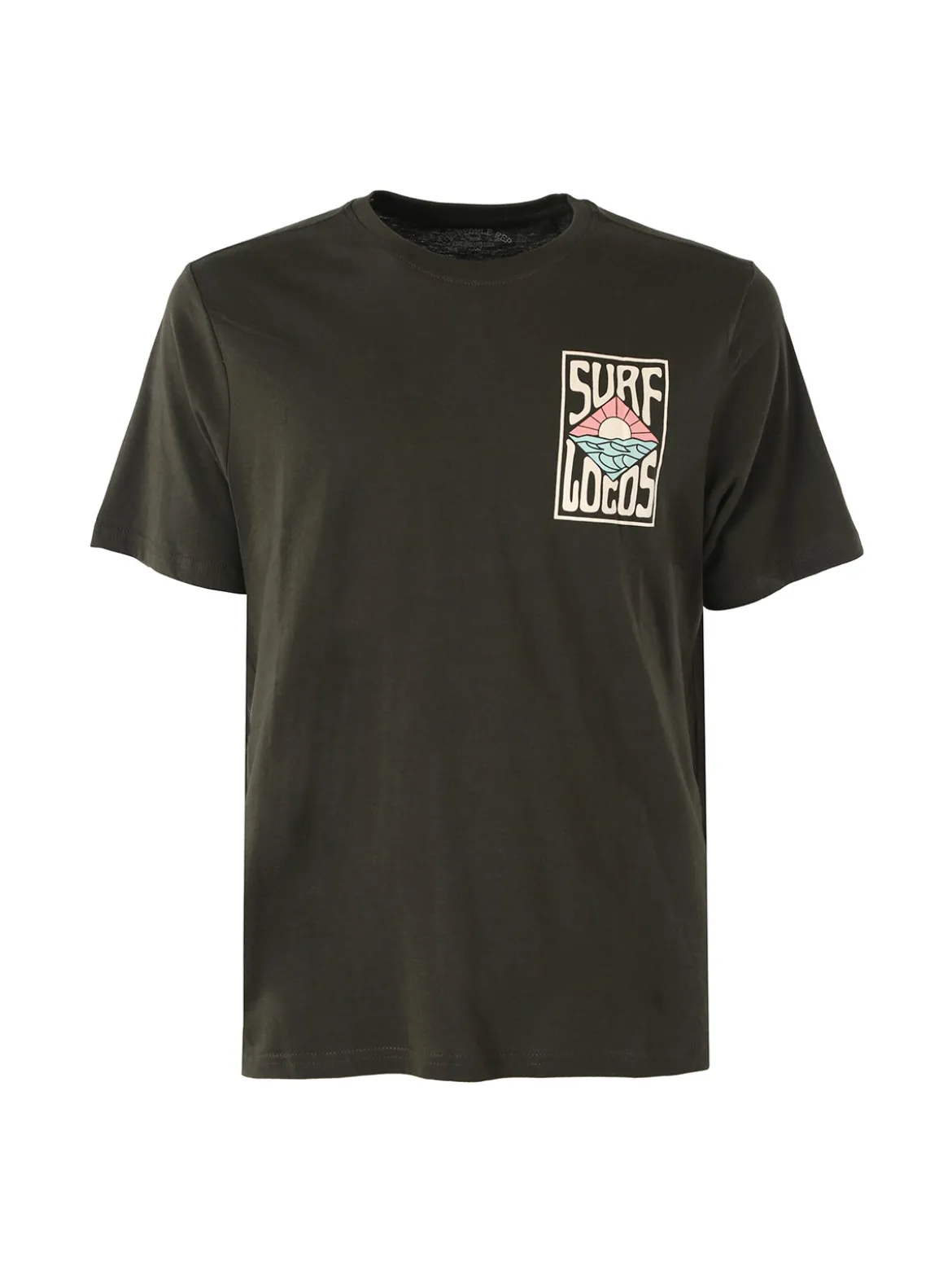 The People Rep T-shirt da uomo in cotone con stampa davanti e dietro - militare