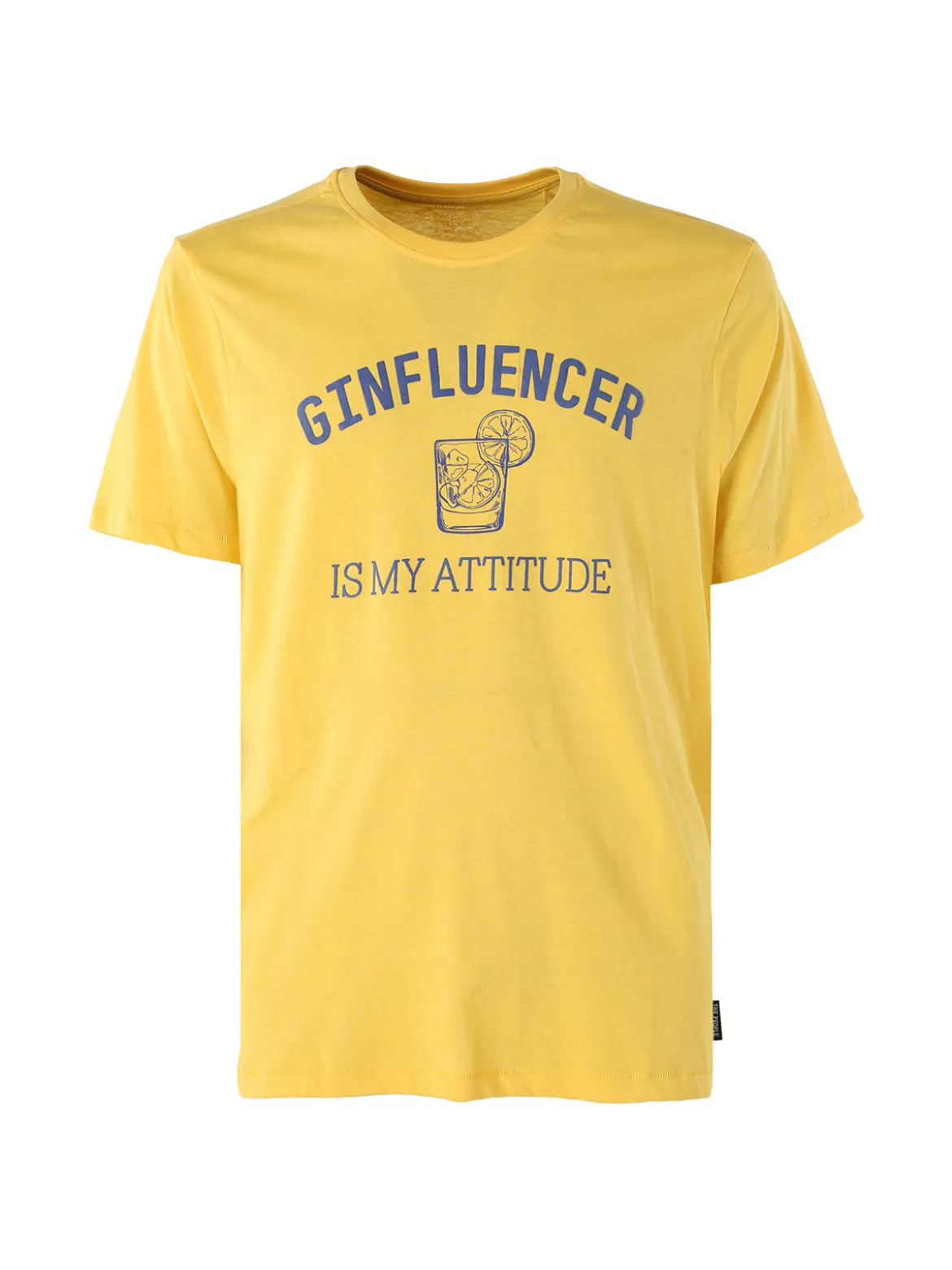The People Rep T-shirt da uomo in cotone con stampa divertente - giallo