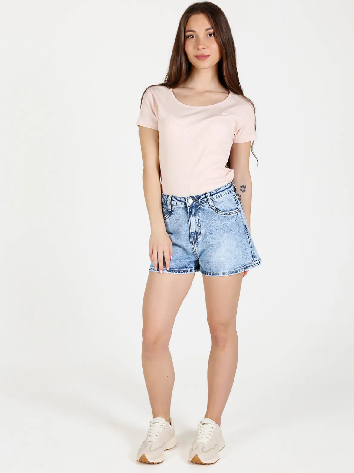 The People Rep T-shirt donna in cotone a costine