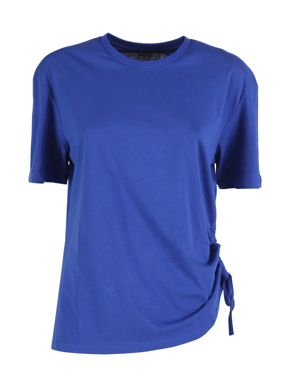 The People Rep T-shirt donna in cotone con arricciatura laterale