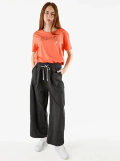The People Rep T-shirt donna in cotone con stampa - arancione