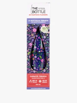 The Steel Bottle Borraccia termica 500 ML #5 CARTOON FLOWERS