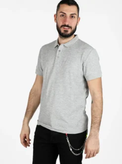 Tmk Polo da uomo in cotone a maniche corte
