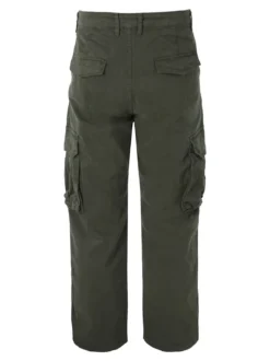 Tony Backer Pantaloni cargo da uomo a gamba dritta - militare