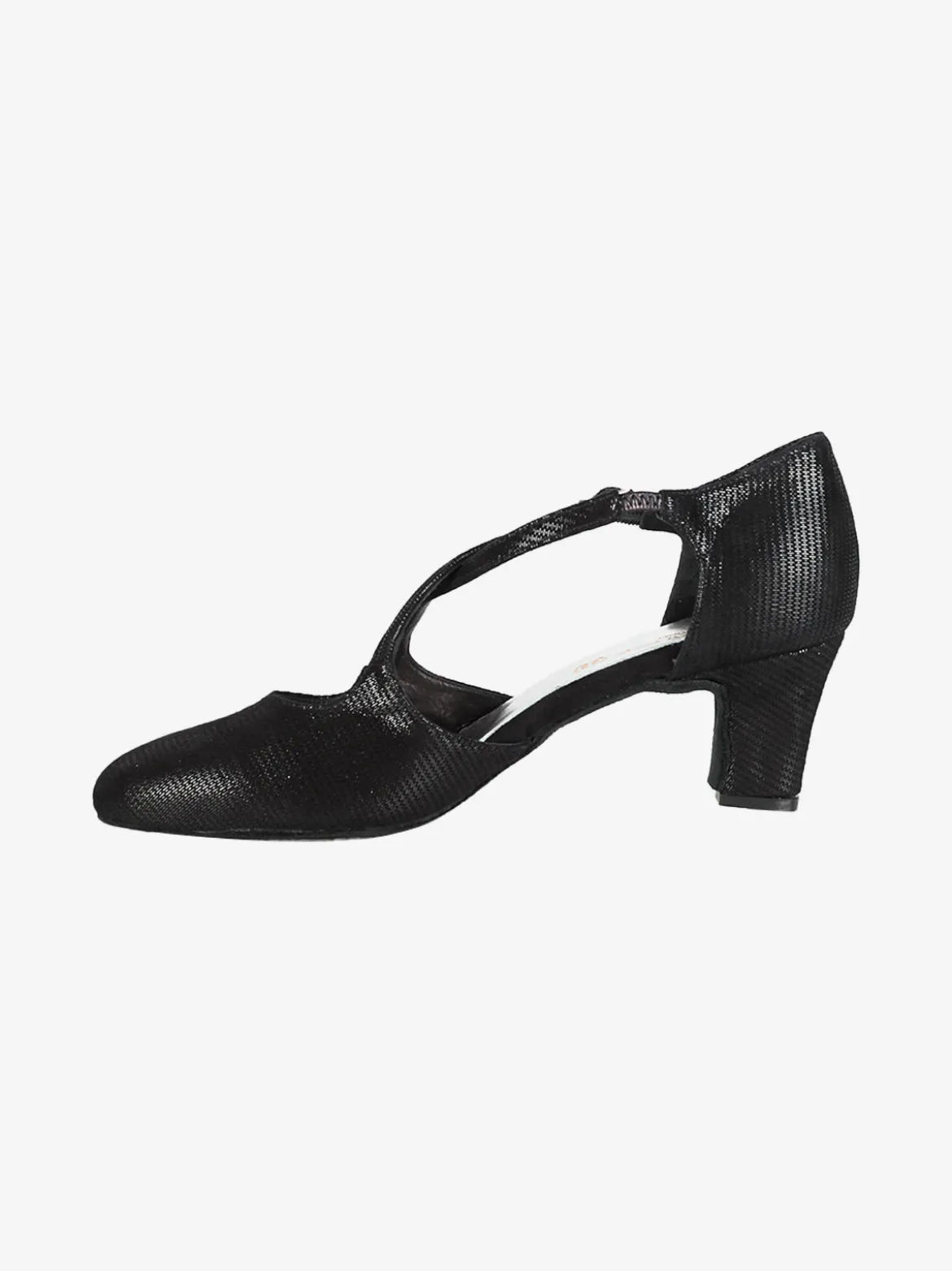 Top Dance Shoes Scarpe da ballo donna in pelle scamosciata con tacco