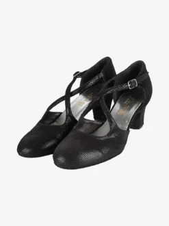 Top Dance Shoes Scarpe da ballo donna in pelle scamosciata con tacco