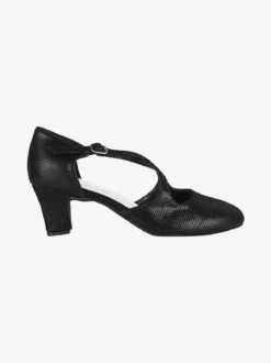 Top Dance Shoes Scarpe da ballo donna in pelle scamosciata con tacco