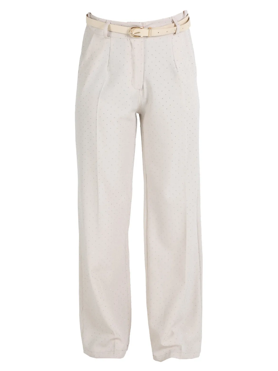 Top Trendy Pantaloni donna a gamba larga con strass