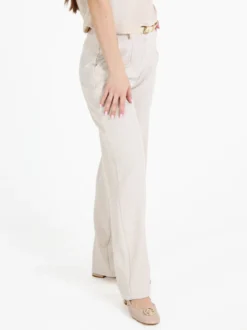 Top Trendy Pantaloni donna a gamba larga con strass