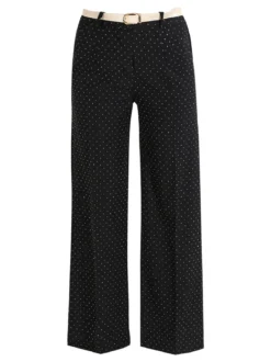 Top Trendy Pantaloni donna a gamba larga con strass