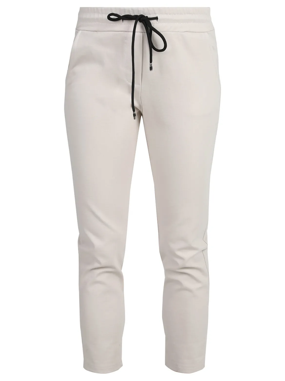 Top Trendy Pantaloni donna jogger con coulisse - beige