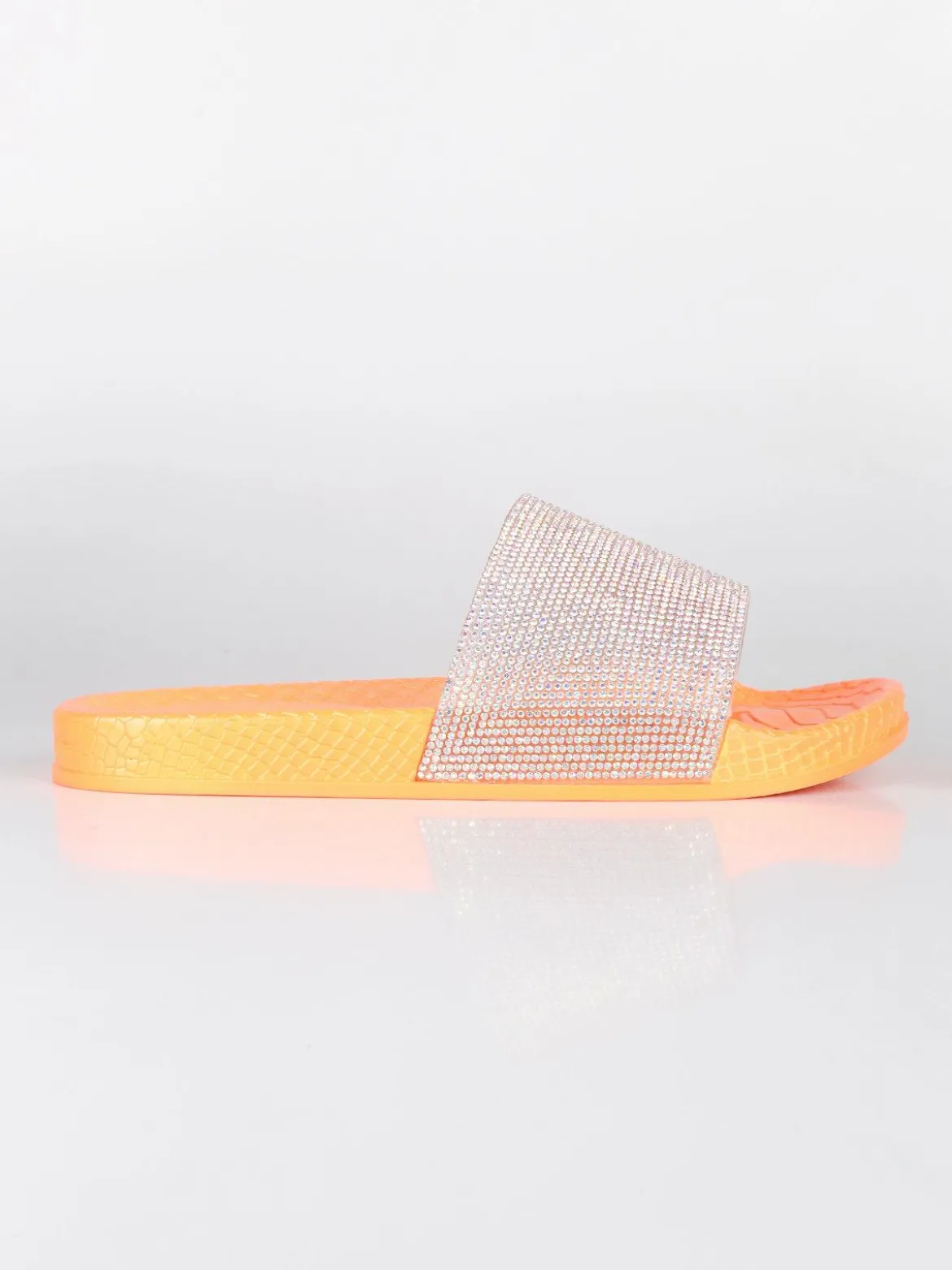 Trendy Too Ciabatte fluo con strass