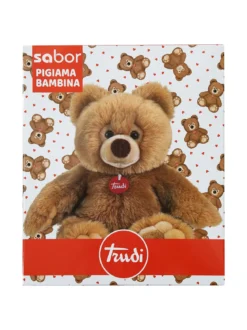 Trudi Pigiama lungo da bambina in cotone - rosa