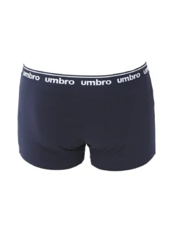 Umbro Boxer da uomo in cotone elasticizzato - blu scuro
