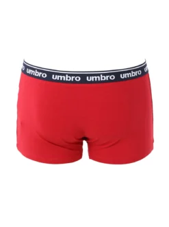 Umbro Boxer da uomo in cotone elasticizzato - bordeaux