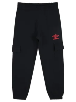 Umbro Completo tuta cargo 2 pezzi da bambino con cappuccio e zip - blu