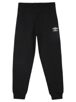 Umbro Completo tuta da ragazza 2 pezzi con cappuccio e zip - nero