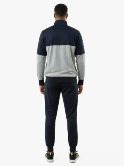 Umbro Completo tuta da uomo 2 pezzi full zip in misto cotone - blu scuro