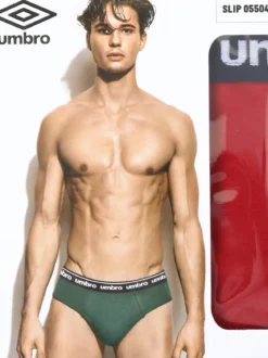 Umbro Slip uomo in cotone elasticizzato - verde