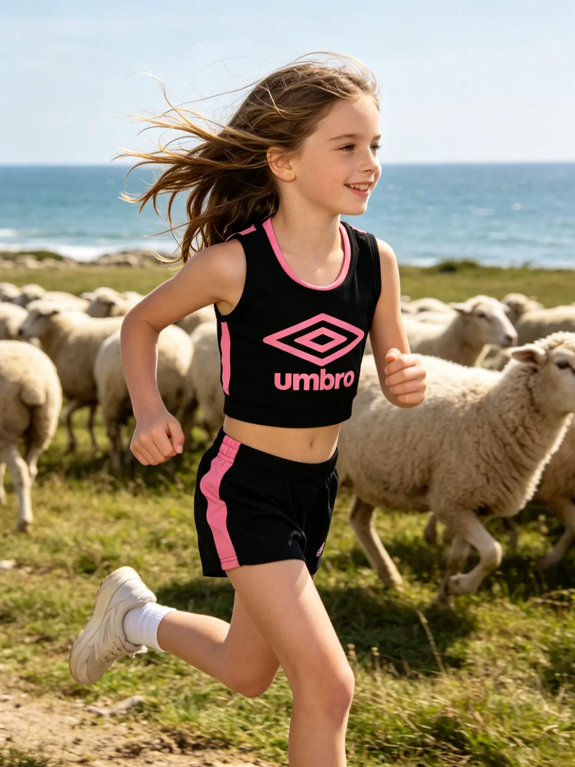 Umbro Top cropped da ragazza