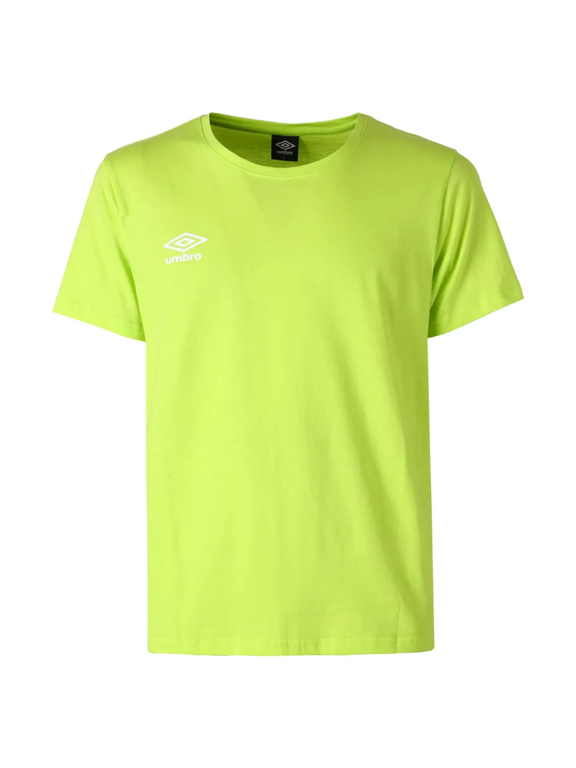 Umbro T-shirt girocollo da uomo in cotone con logo - mela