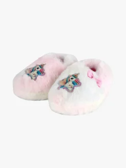 Unicorn Pantofole chiuse pelose da bimba