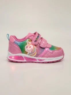 Unicorn Sneakers da bambina unicorno con strappi e luci