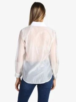 Unique Camicia donna a maniche lunghe - bianco