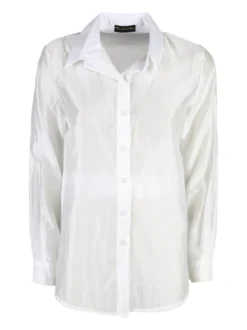 Unique Camicia donna a maniche lunghe - bianco