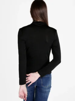 Unique Maglia donna accollata a maniche lunghe