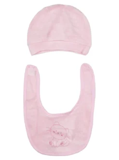 Urchin Completo lungo da neonata in ciniglia con accessori - rosa