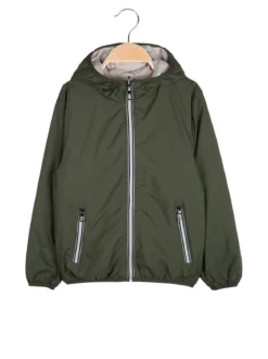Urchin Giubbotto da bambino doubleface con cappuccio - militare