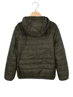 Urchin Giubbotto da bambino reversibile con cappuccio - militare