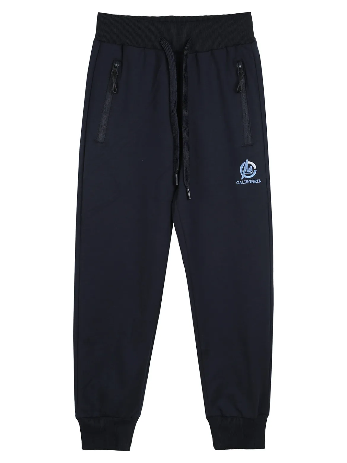Urchin Pantaloni tuta da ragazzo con coulisse e polsini - blu scuro